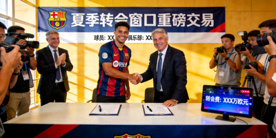 夏季转会窗口重磅交易 - 球员签约仪式现场照片