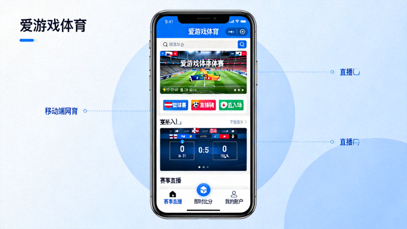 爱游戏体育移动端访问体验优化配图 - 手机浏览网页界面