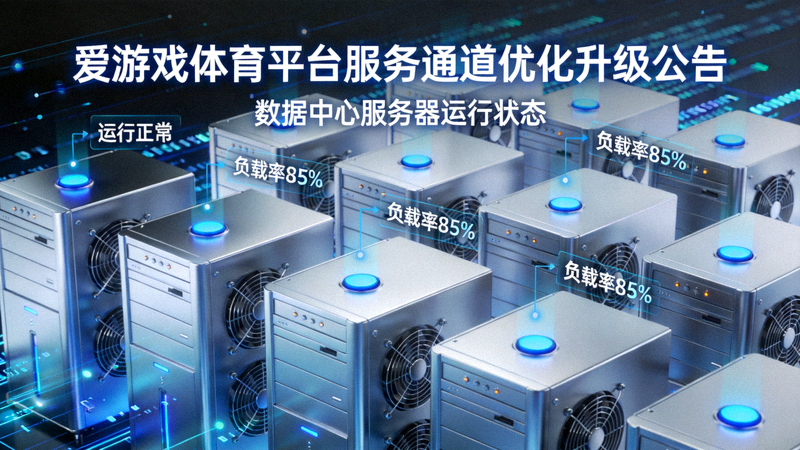 爱游戏体育平台服务通道优化升级公告配图 - 数据中心服务器运行状态